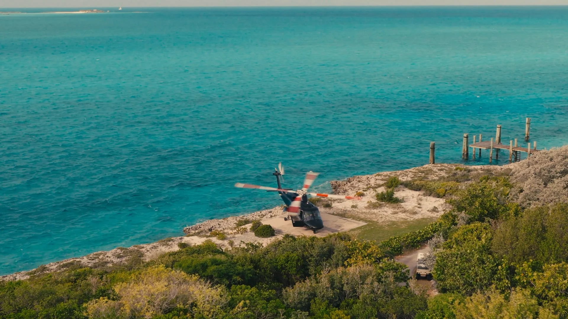The point at the end of the island